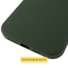 Чехол Silicone Case (AA) Logo with MagSafe для Apple iPhone 16e (6.1") – Зеленый