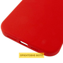 Чехол Silicone Case (AA) Logo with MagSafe для Apple iPhone 16e (6.1") – Красный