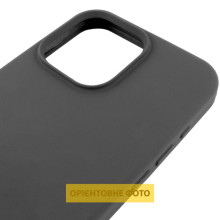Чехол Silicone Case (AA) Logo with MagSafe для Apple iPhone 16e (6.1") – Серый