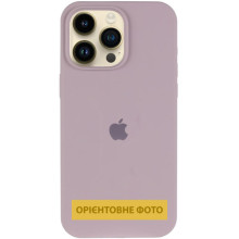 Чехол Silicone Case (AA) Logo with MagSafe для Apple iPhone 16e (6.1") – Серый