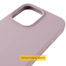 Чехол Silicone Case (AA) Logo with MagSafe для Apple iPhone 16e (6.1") – Серый
