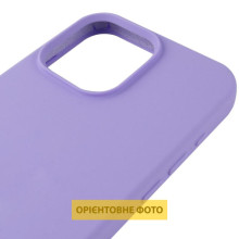 Чехол Silicone Case (AA) Logo with MagSafe для Apple iPhone 16e (6.1") – Сиреневый