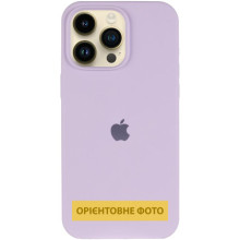Чехол Silicone Case (AA) Logo with MagSafe для Apple iPhone 16e (6.1") – Сиреневый