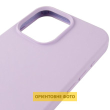 Чехол Silicone Case (AA) Logo with MagSafe для Apple iPhone 16e (6.1") – Сиреневый