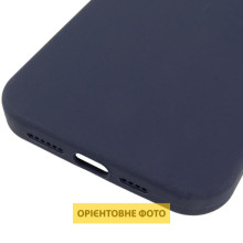 Чехол Silicone Case (AA) Logo with MagSafe для Apple iPhone 16e (6.1") – Темно-синий