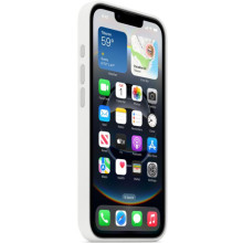 Чохол Silicone case (AAA) with Magsafe для Apple iPhone 16e (6.1") – Білий