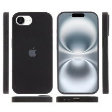 Чехол Silicone Case Full Protective (AA) для Apple iPhone 16e / 17e (6.1") – Черный