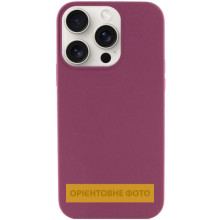 Чехол Silicone Case Full Protective (AA) NO LOGO для Apple iPhone 16e (6.1") – Бордовый