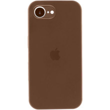 Чехол Silicone Case Full Camera Protective (AA) для Apple iPhone 16e (6.1") – Коричневый
