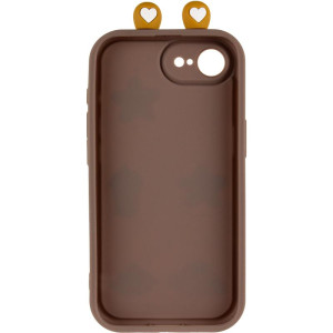 Чохол TPU Toys Case with Ears для Apple iPhone 16e / 17e (6.1") – Brown