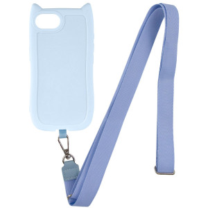 Чехол TPU GETMAN Cat with straps для Apple iPhone 16e / 17e (6.1") – Blue
