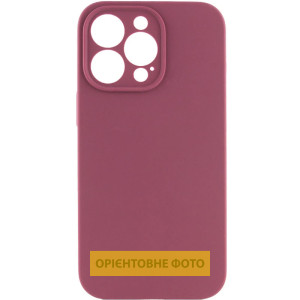 Чехол Silk Full Camera Protective (AA) NO LOGO для Apple iPhone 16e / 17e (6.1") – Бордовый