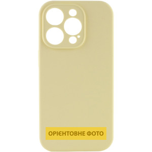 Чехол Silk Full Camera Protective (AA) NO LOGO для Apple iPhone 16e / 17e (6.1") – Желтый