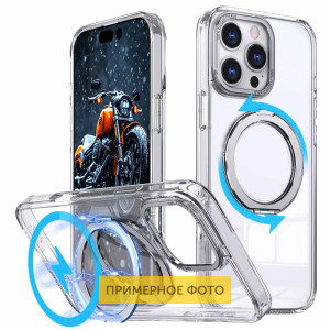 Чохол TPU+PC Empire with Magnetic Fit and Ring для Apple iPhone 16e / 17e (6.1") – Прозорий