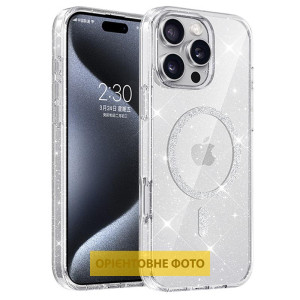 Чохол TPU Eclipse Sparkle Magnetic Fit для Apple iPhone 16e / 17e (6.1") – Прозорий
