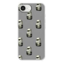 Бампер с принтом Мемы для iPhone 16е – Каменное лицо