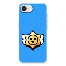 Бампер (ТПУ) з принтом Brawl Stars на Айфон 16е – Значок
