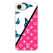 Брендновые Чехлы для iPhone 16е - (PREMIUMPrint) (Мода LV)