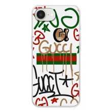 Брендновые Чехлы для iPhone 16е - (PREMIUMPrint) (Стиль GUUCI)
