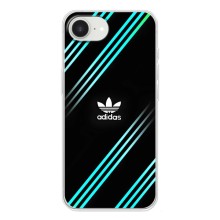 Чохли Адидас для iPhone 16е (AlphaPrint) (Адідас з полосами)
