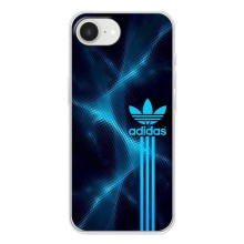 Чохли Адидас для iPhone 16е (AlphaPrint) (Синій Адідас)