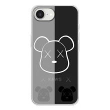 Чехлы для iPhone 16е - Bearbrick Louis Vuitton (PREMIUMPrint) (БеарБрик глаза)