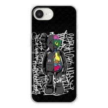 Чехлы для iPhone 16е - Bearbrick Louis Vuitton (PREMIUMPrint) (Стиль Bearbrick)