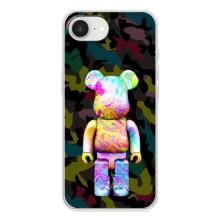 Чехлы для iPhone 16е - Bearbrick Louis Vuitton (PREMIUMPrint) (Яркий Bearbrick)