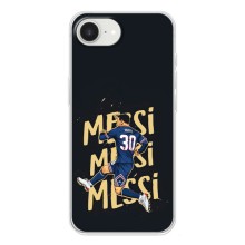 Чехлы для iPhone 16е (Leo чемпион) (AlphaPrint) (Messi ПСЖ)