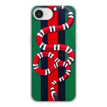 Чехлы ГУЧЧИ для Айфон 16е (AlphaPrint) (Gucci змия)