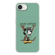 Чехлы Луи Витон для iPhone 16е (AlphaPrint - LOUIS VUITTON) (Микки Маус LV)