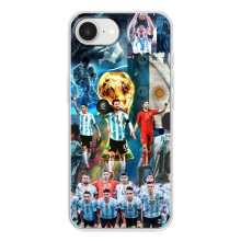 Чехлы Месси для iPhone 16е (AlphaPrint) (Аргентина Месси)