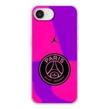 Чехлы PSG для iPhone 16е (AlphaPrint) (яркий ПСЖ)