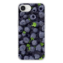 Чехлы с Фруктами для iPhone 16е (VPrint) (Ежевика)