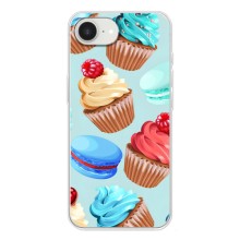 Чехлы с Фруктами для iPhone 16е (VPrint) (Кексики)