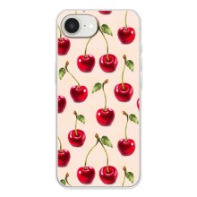Чехлы с Фруктами для iPhone 16е (VPrint) (Вишня)
