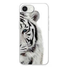 Чехлы с картинками животных iPhone 16е (Белый Тигр)
