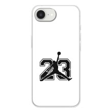 Чехлы для iPhone 16е - с картинкой JORDAN (AlphaPrint) (Jordan 23)
