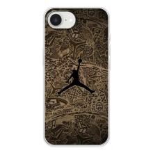 Чехлы для iPhone 16е - с картинкой JORDAN (AlphaPrint) (Logo Jordan)