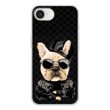 Чехлы с крутыми принтами для iPhone 16е - (PREMIUMPrint) (Стильная собака)