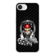 Чехлы с крутыми принтами для iPhone 16е - (PREMIUMPrint) (Супер Марио)