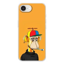 Чехлы с Обезьянами NFT для iPhone 16е (AlphaPrint) (Скучающая Обезьяна NFT)