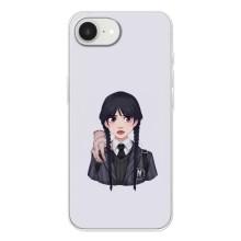Чехлы с принтом Уэнсдей на iPhone 16е – Вещь Венсдей