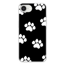 Чехлы с собаками для iPhone 16е (VPrint) (Следы собаки)