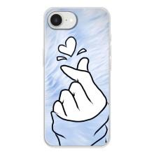 Чехлы (Знак сердечка) на iPhone 16е – Сердечка знак