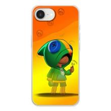 Чехол Бравл Старс для iPhone 16е – LEON в кофте