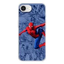 Силиконовый Чехол для iPhone 16е – Человек Паук