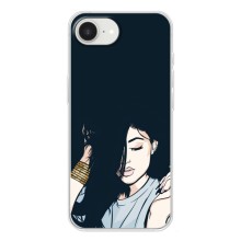 Чехол с печатью для iPhone 16е - (Мода) (AlphaPrint) (Красивая девочка)