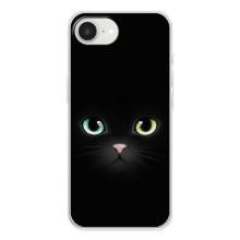 Чехол на тематику: Коты для iPhone 16е – Черный Котик
