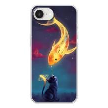 Чехол на тематику: Коты для iPhone 16е – Встреча